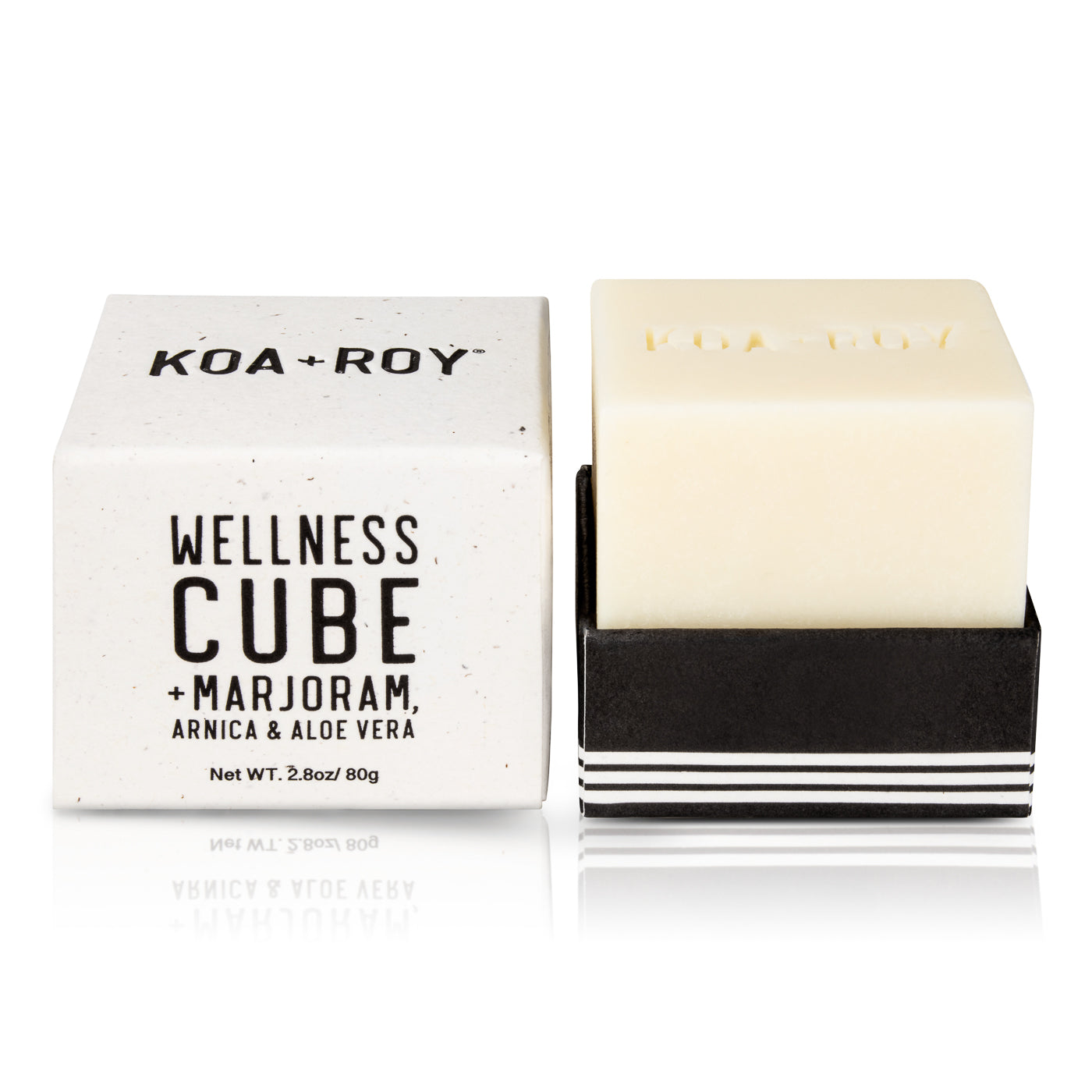 Wellness Cube Marjoram Arnica & Aloe Vera sustainable body care gift massage tool